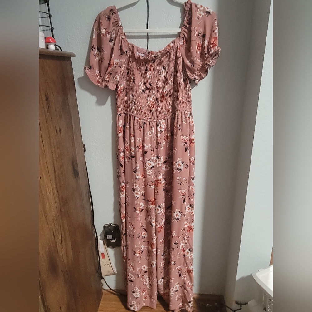Inspired Hearts Floral Romper